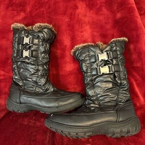 EUC Sporto Women’s Black Winter Boots Size 9.
